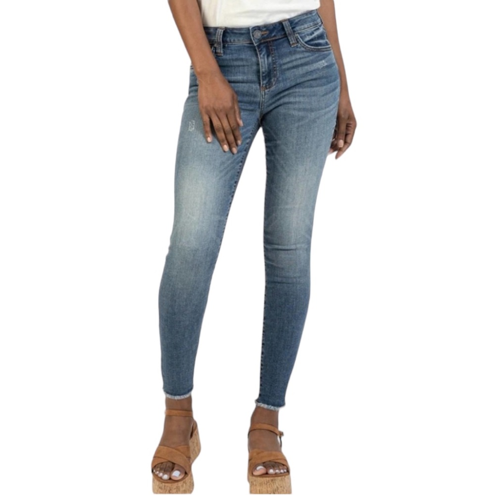 Kut from the Kloth Donna High Rise Ankle Skinny Size 2